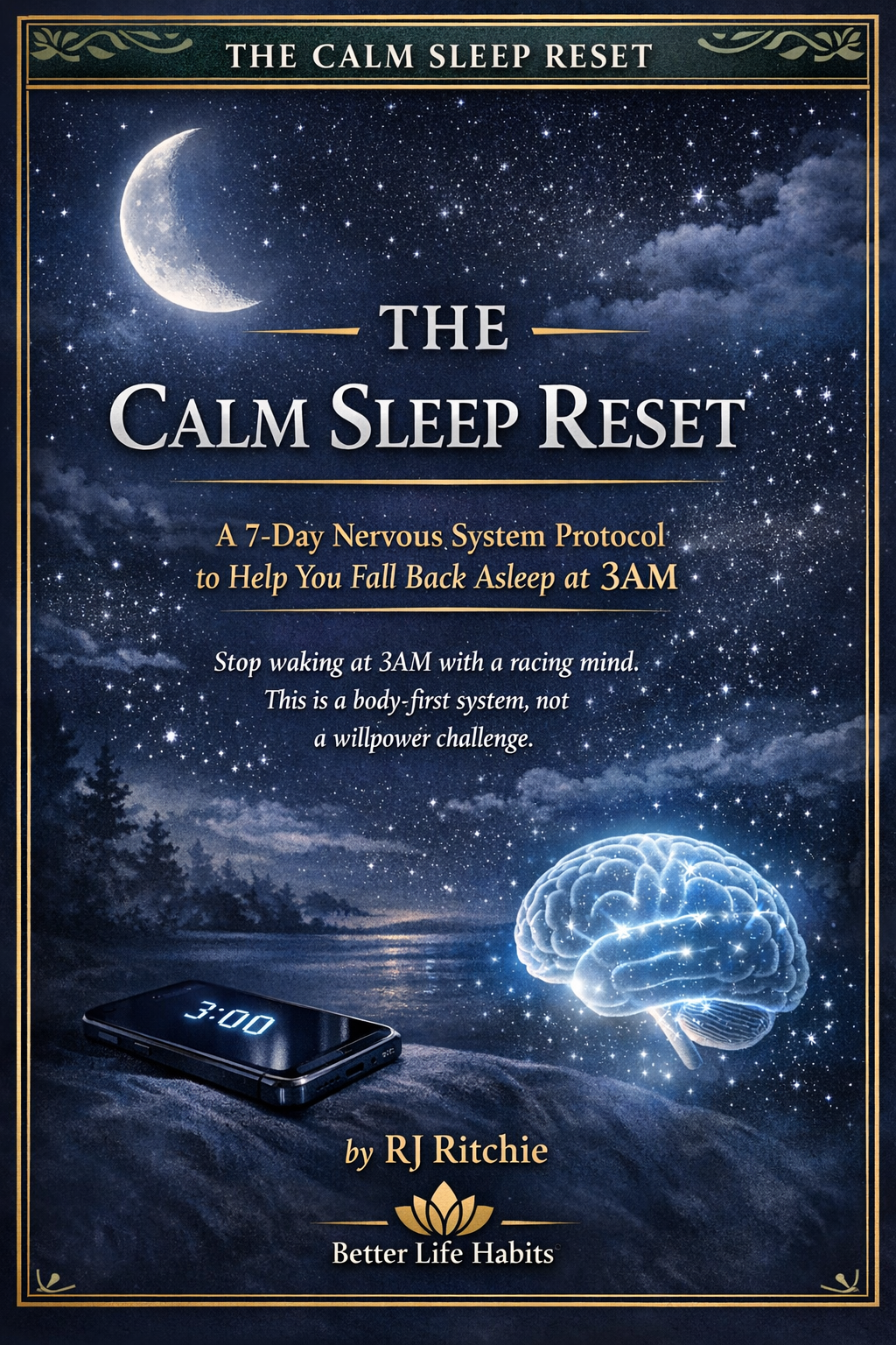 The Calm Sleep Reset — A 7-Day Nervous System Protocol to Help You Fall Back Asleep at 3AM